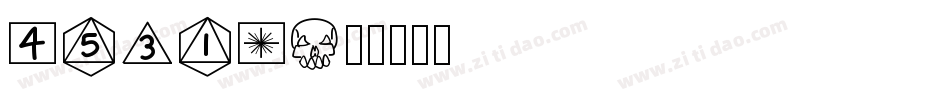 Dicey字体转换