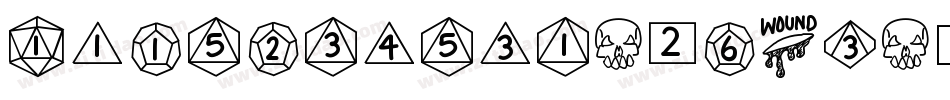 Gamingdice-Brz3字体转换