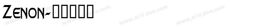 Zenon字体转换