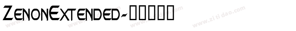 ZenonExtended字体转换