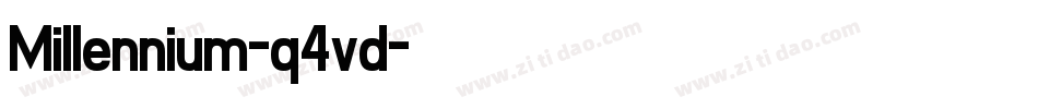 Millennium-q4vd字体转换 Millennium-q4vd字体转换