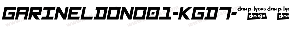 Garineldono01-KGD7字体转换