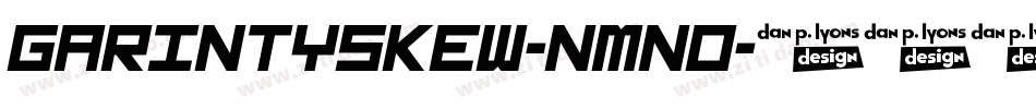Garintyskew-nmnO字体转换