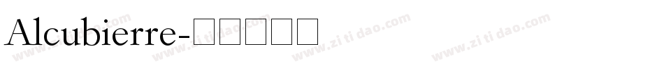 Alcubierre字体转换