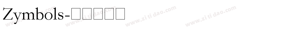 Zymbols字体转换