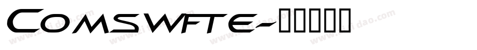 Comswfte字体转换