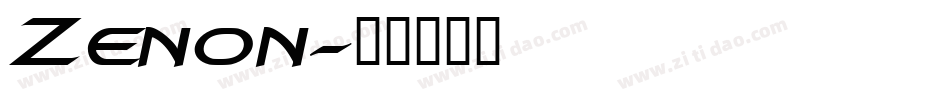 Zenon字体转换