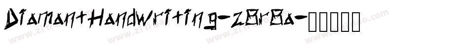 DiamantHandwriting-z8r8a字体转换