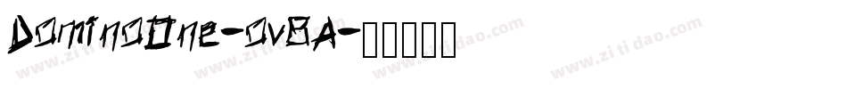 DominoOne-ov8A字体转换