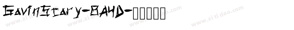 GavinScary-8A4D字体转换