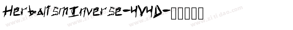 HerbalismInverse-4V4D字体转换 HerbalismInverse-4V4D字体转换