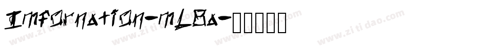 Imfornation-mL8a字体转换