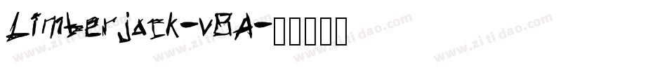 Limberjack-v8A字体转换