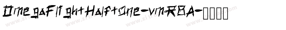 OmegaFlightHalftone-vmR8A字体转换