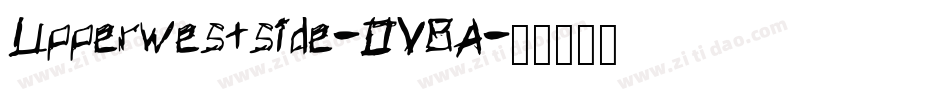 Upperwestside-OV8A字体转换 Upperwestside-OV8A字体转换