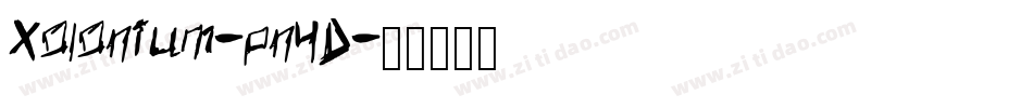Xolonium-pn4D字体转换