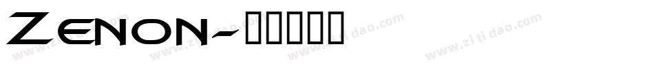 Zenon字体转换