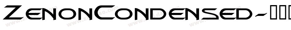 ZenonCondensed字体转换