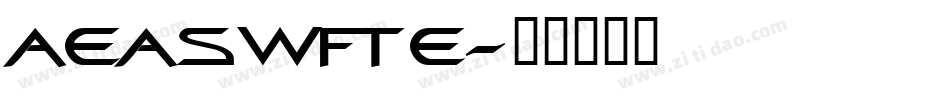 aeaswfte字体转换