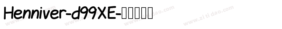 Henniver-d99XE字体转换