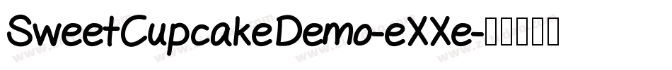 SweetCupcakeDemo-eXXe字体转换