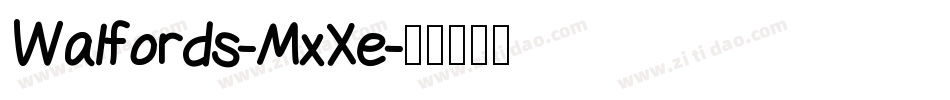Walfords-MxXe字体转换