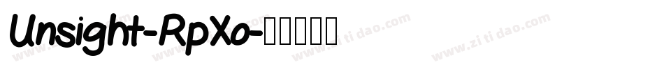 Unsight-RpXo字体转换