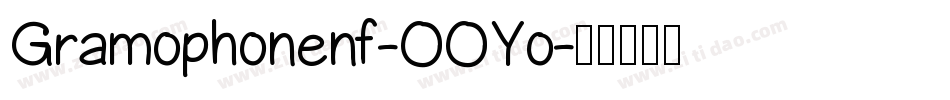 Gramophonenf-OOYo字体转换