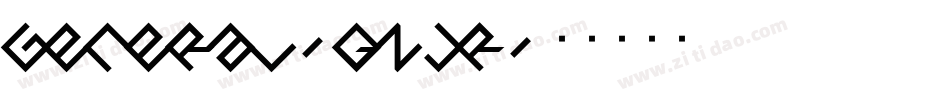 General-qZjr字体转换