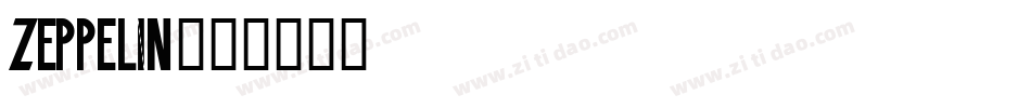 ZEPPELIN字体转换