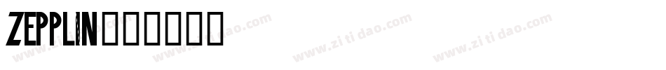 ZEPPLIN字体转换