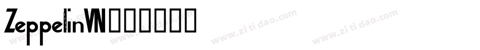 ZeppelinVN字体转换