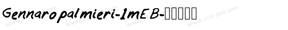 Gennaropalmieri-1mEB字体转换