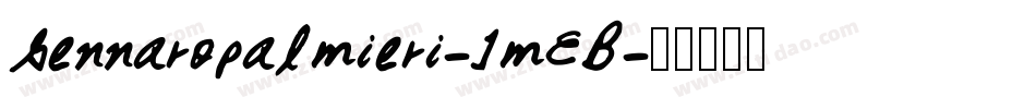 Gennaropalmieri-1mEB字体转换