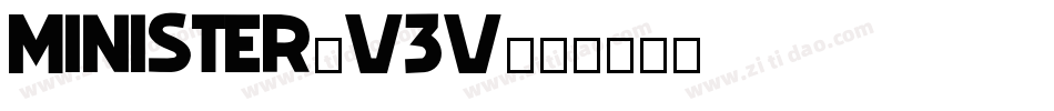 Minister-V3V字体转换