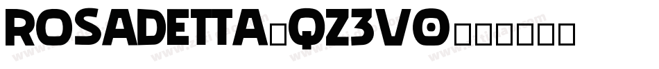 Rosadetta-qZ3V0字体转换