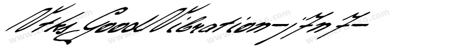 VtksGoodVibration-j7n7字体转换 VtksGoodVibration-j7n7字体转换
