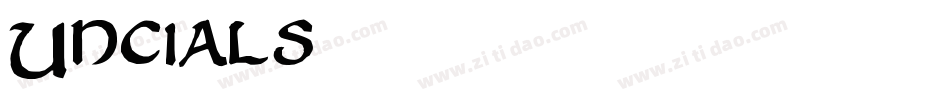 Uncials字体转换
