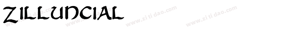 Zilluncial字体转换