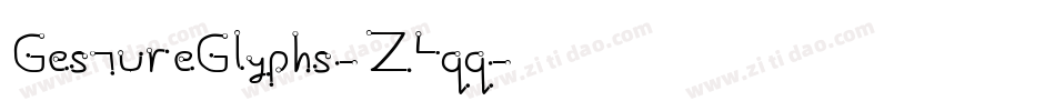 GestureGlyphs-Z4qq字体转换