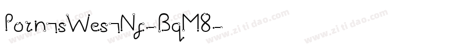 PointsWestNf-BqM8字体转换