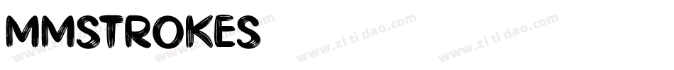 MMSTROKES字体转换
