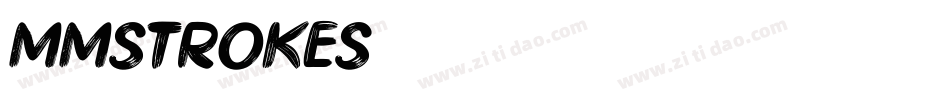 MMSTROKES字体转换