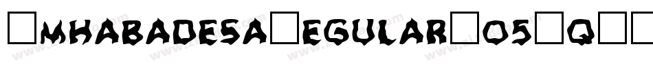 JmhabadesaRegular-o5Yq字体转换