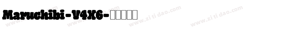 Maruchibi-V4X6字体转换