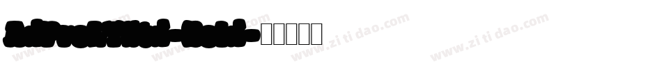 AdProLTStd-Bold字体转换