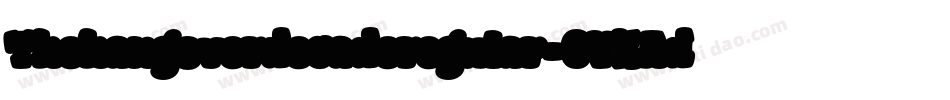 Thehangoverdecaderegular-OVZAd字体转换