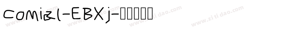 Comial-EBXj字体转换
