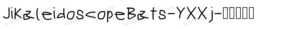 JiKaleidoscopeBats-YXXj字体转换
