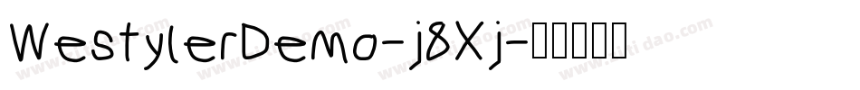 WestylerDemo-j8Xj字体转换 WestylerDemo-j8Xj字体转换